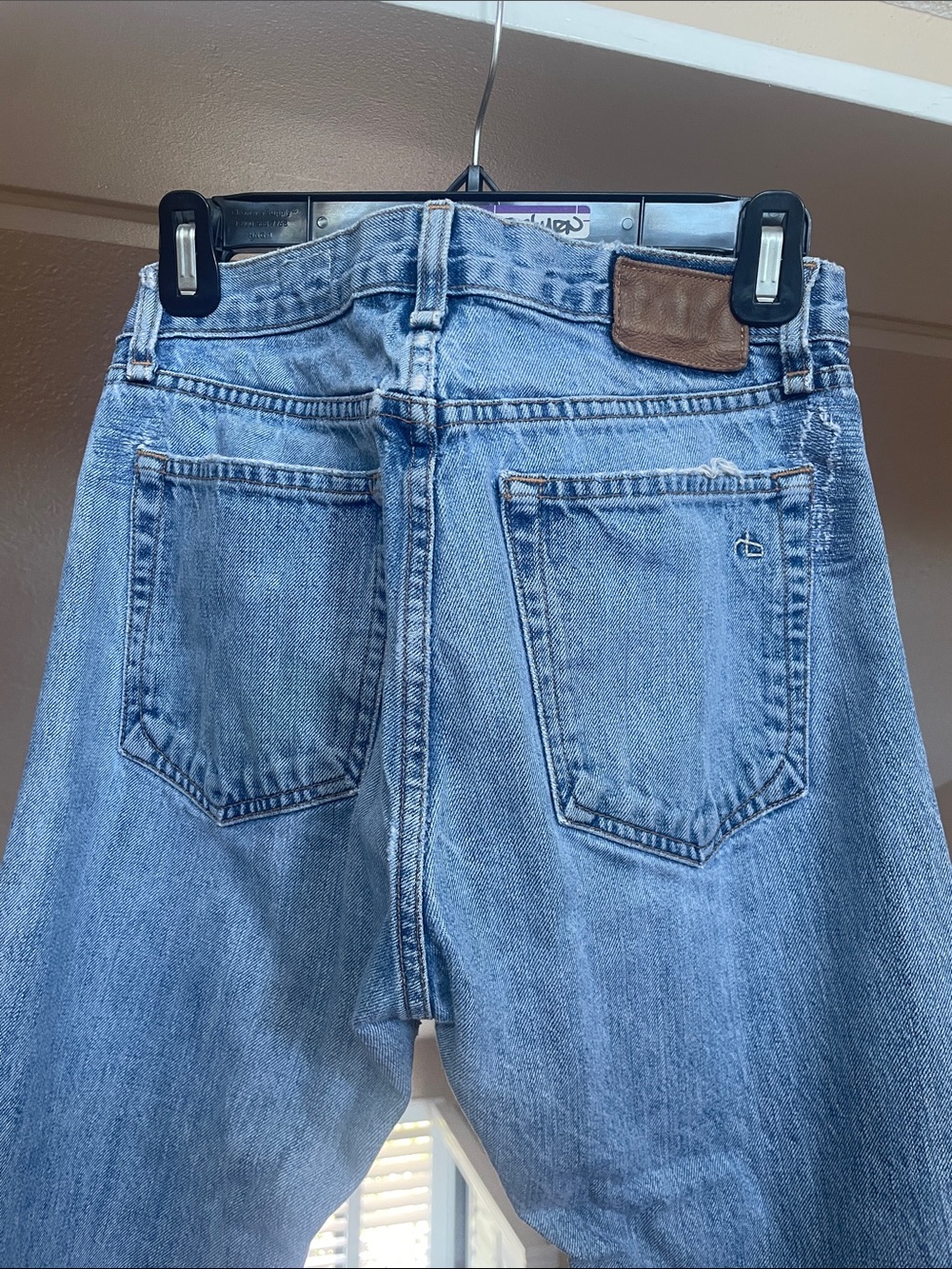 rag & bone High Rise Light Blue Jeans - Picture 4 of 5